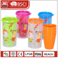 Set de taza 0.4L PC w/4 tazas